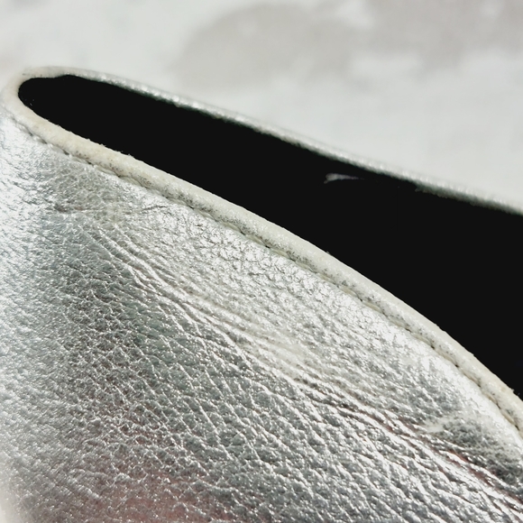 NEW Abound Iris D'orsay Pump In Silver Metallic Pointy Toe Heels X126 - Picture 15 of 16